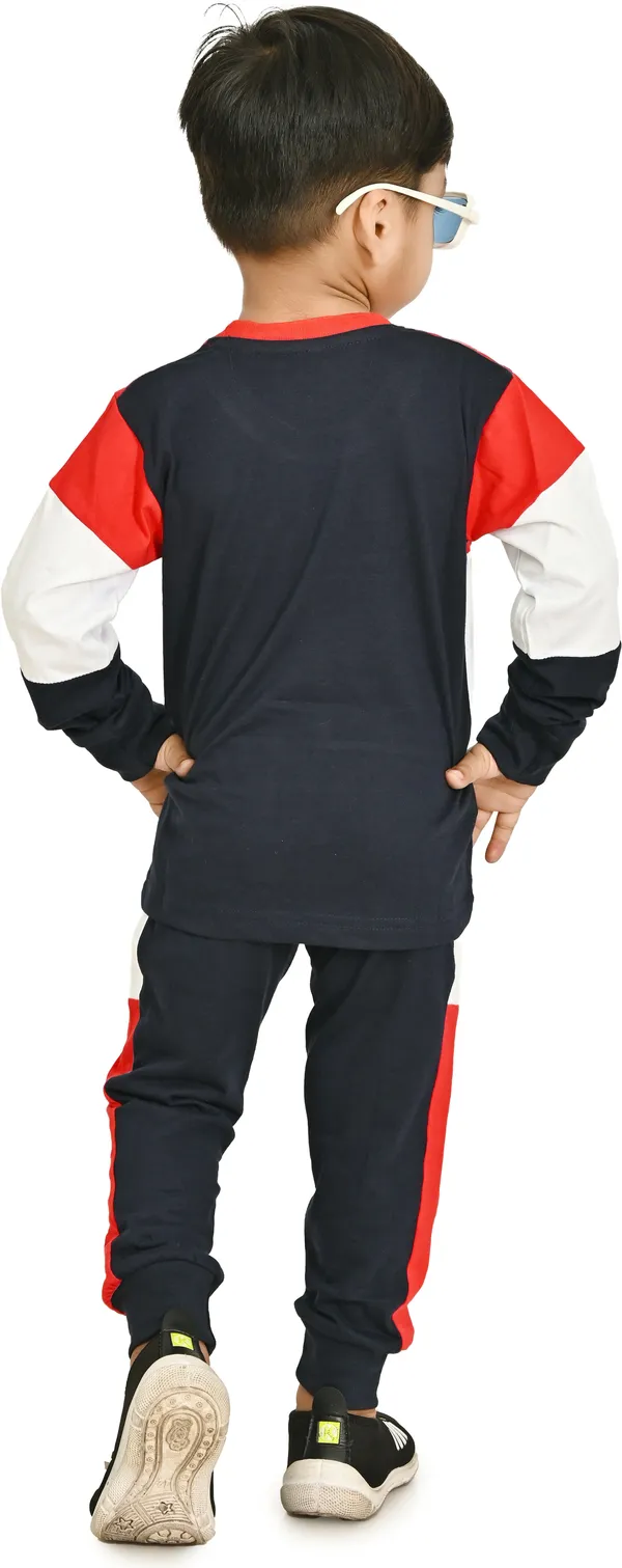 Red__Boys_Casual_T-shirt_Trouser_(Red)