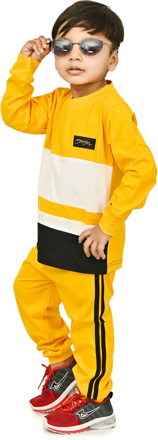 Yellow__Boys_Casual_T-shirt_Trouser_(Yellow)