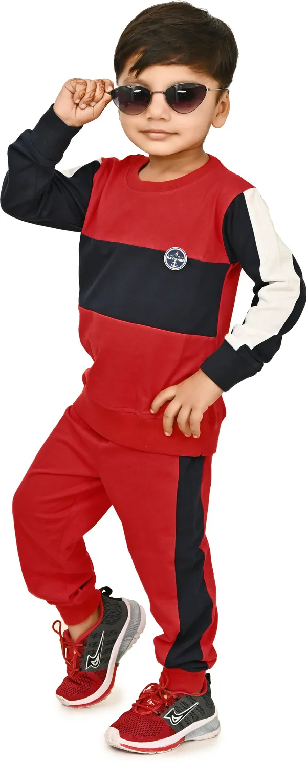 Maroon__Boys_Casual_T-shirt_Trouser_(Maroon)