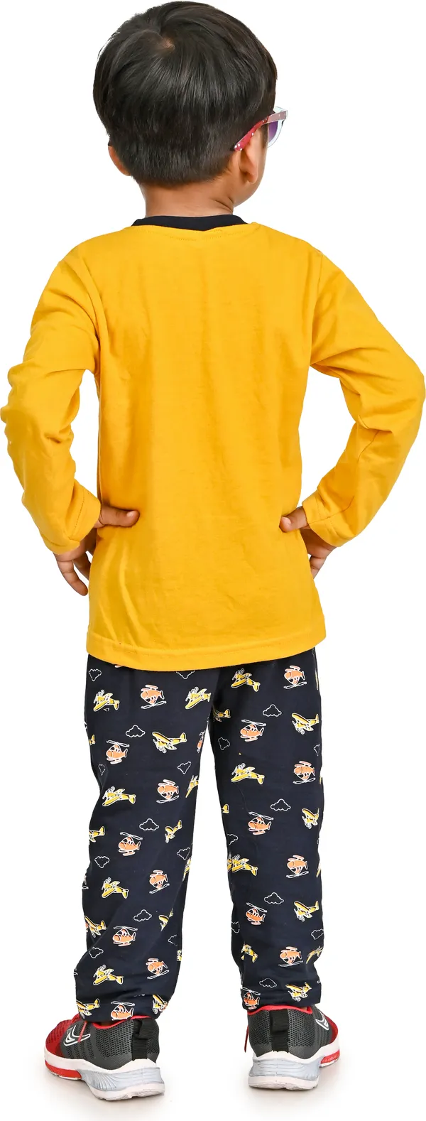 Yellow__Boys_Casual_T-shirt_Trouser_(Yellow)