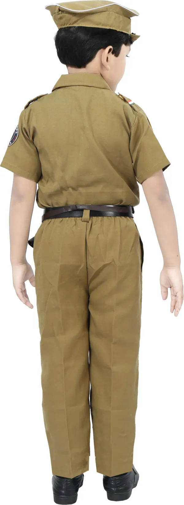 Beige__Police_Kids_Costume_Wear