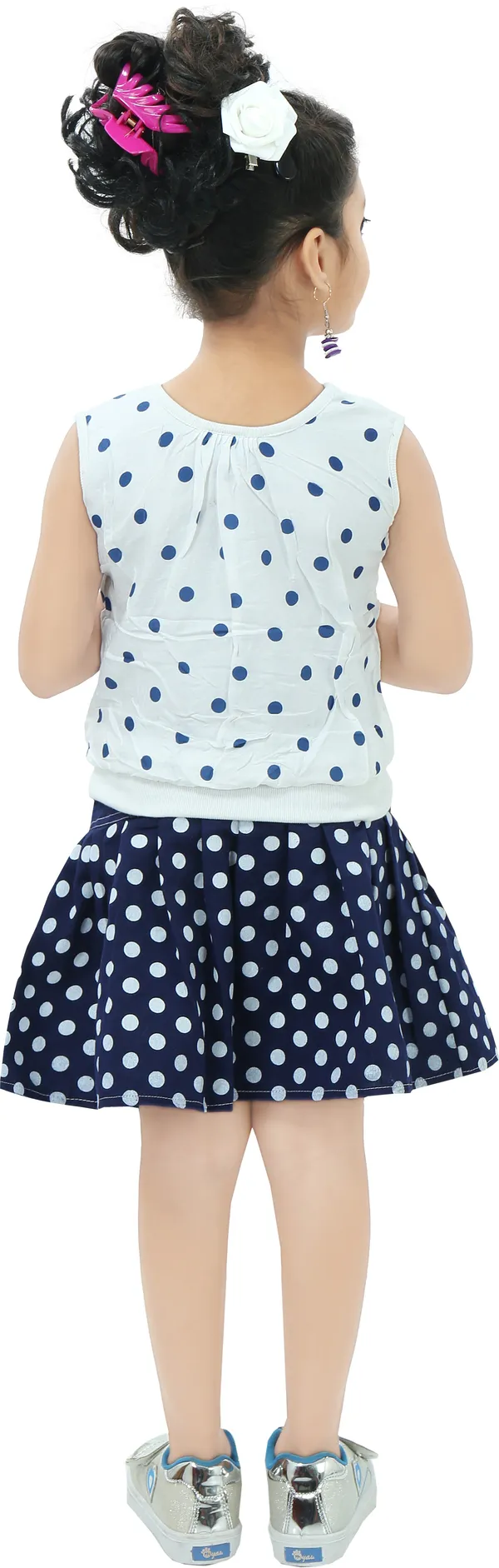 White__Girls_Casual_Skirt_Top_(White)
