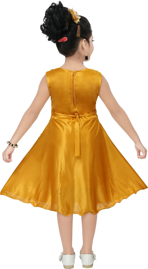 Yellow_Sleeveless_Girls_Midi/Knee_Length_Casual_Dress_(Yellow,_Sleeveless)