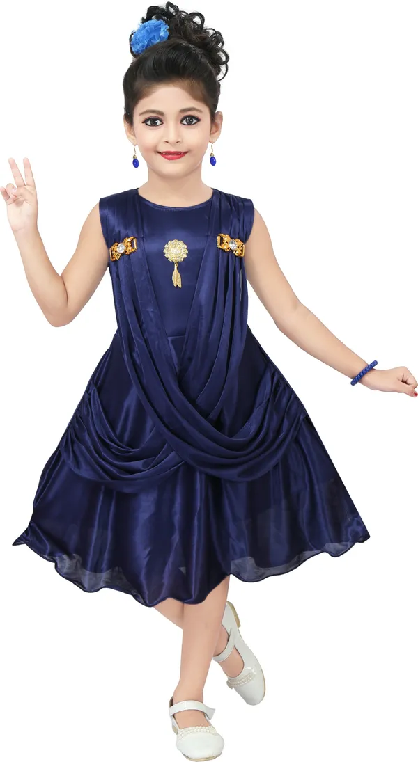Dark_Blue_Sleeveless_Girls_Midi/Knee_Length_Casual_Dress_(Dark_Blue,_Sleeveless)