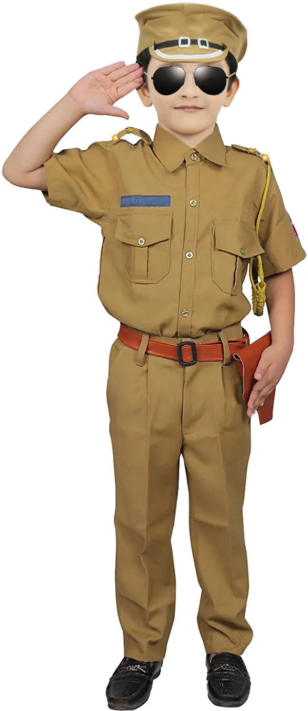 Beige__Police_IPS_Kids_Costume_Wear