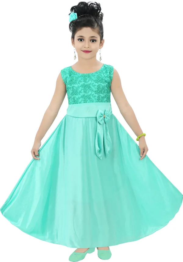 Green_Sleeveless_Girls_Maxi/Full_Length_Party_Dress_(Green,_Sleeveless)