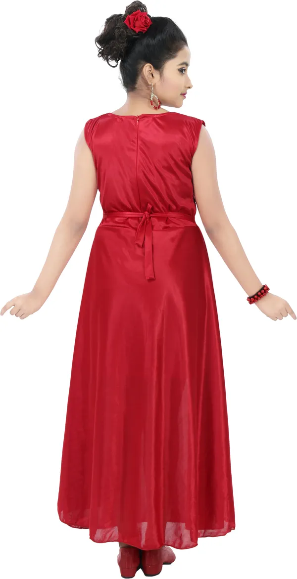 Maroon_Sleeveless_Girls_Maxi/Full_Length_Party_Dress_(Maroon,_Sleeveless)
