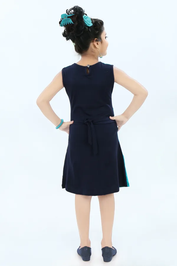 Multicolor_Sleeveless_Girls_Below_Knee_Casual_Dress_(Multicolor,_Sleeveless)