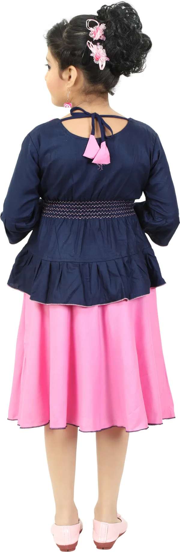 Pink__Girls_Party_Wear_Festive_Skirt_Top_(Pink)