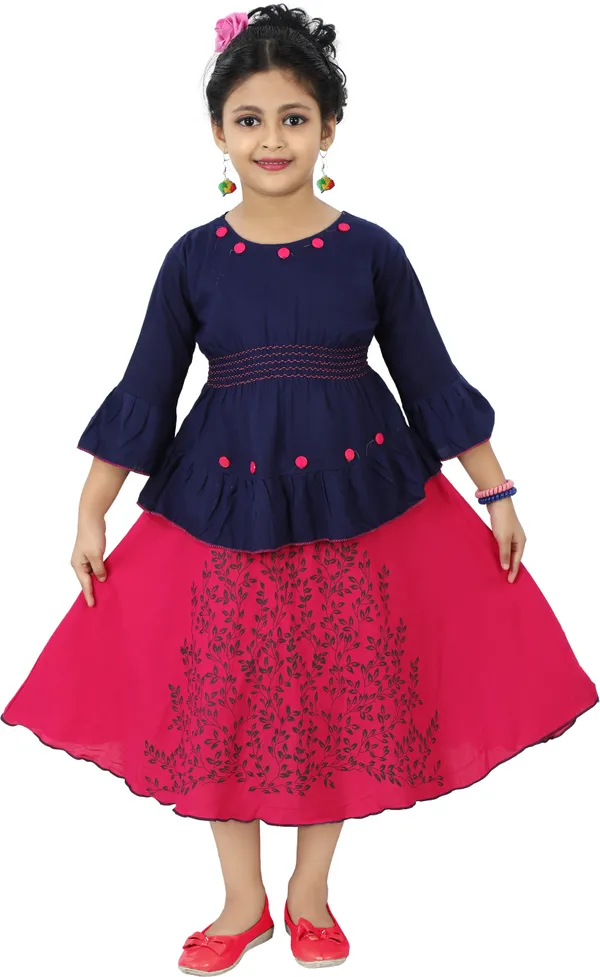 Pink__Girls_Party_Wear_Festive_Skirt_Top_(Pink)