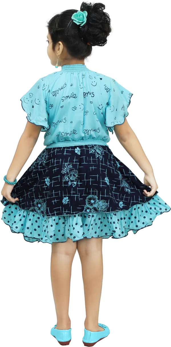 Blue__Girls_Party_Wear_Festive_Skirt_Top_(Blue)