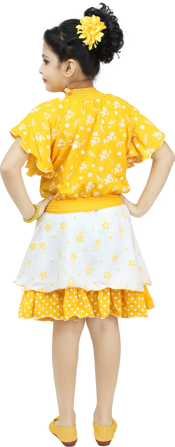 Yellow__Girls_Party_Wear_Festive_Skirt_Top_(Yellow)