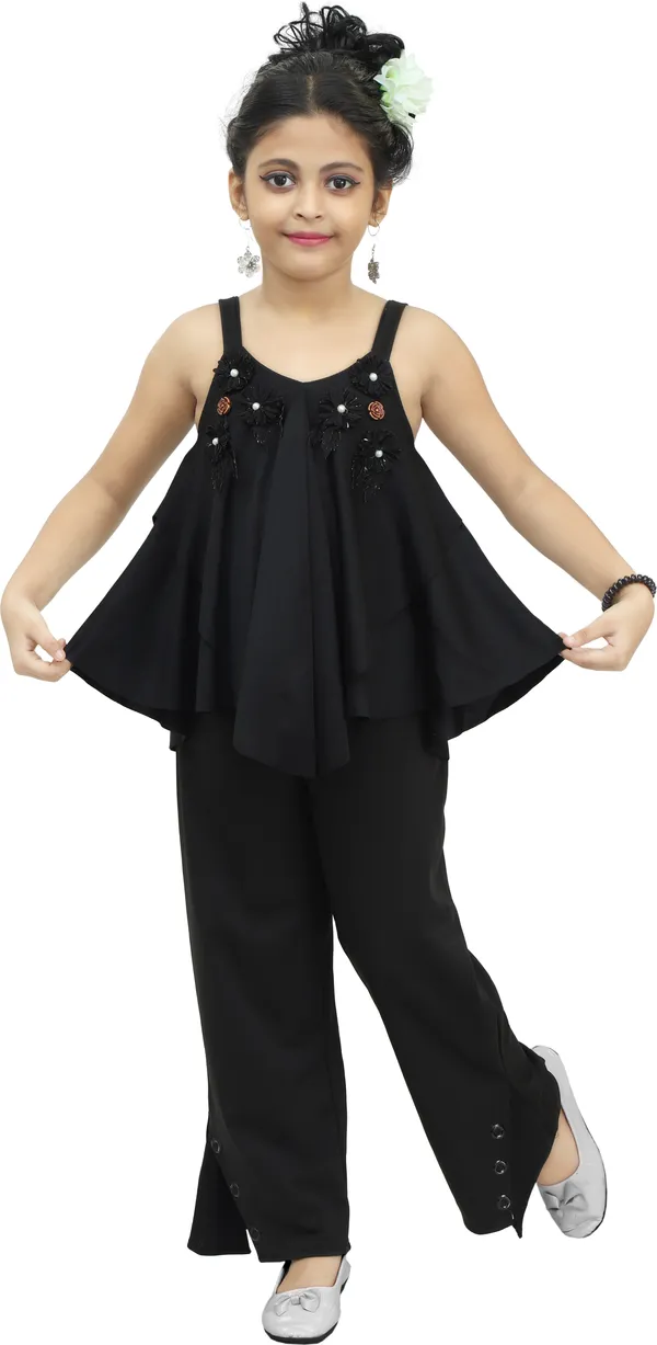 Black__Girls_Party_Wear_Festive_Top_Trouser_(Black)