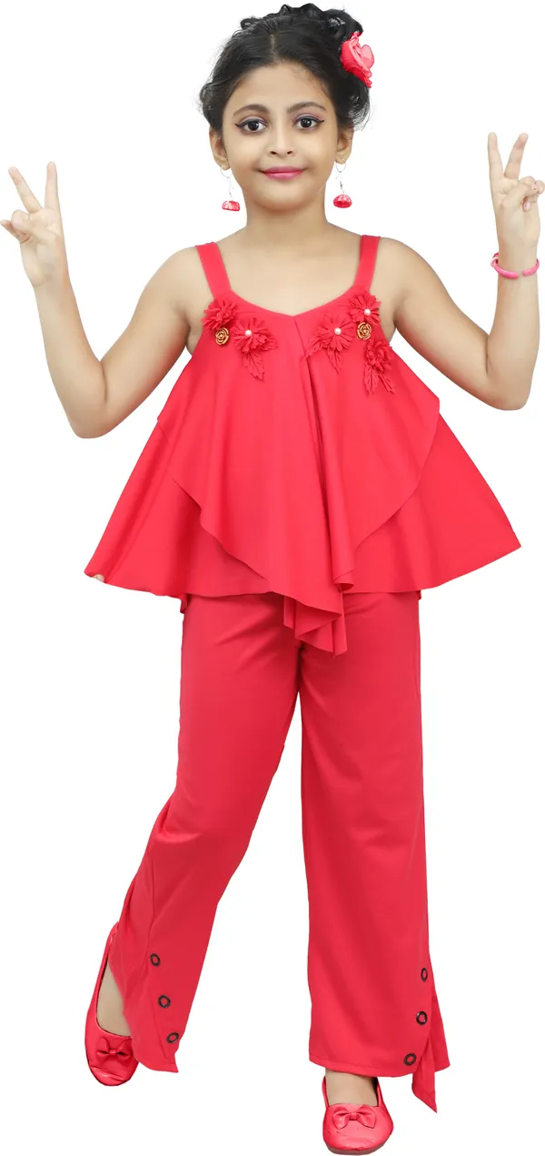 Pink__Girls_Party_Wear_Festive_Top_Trouser_(Pink)