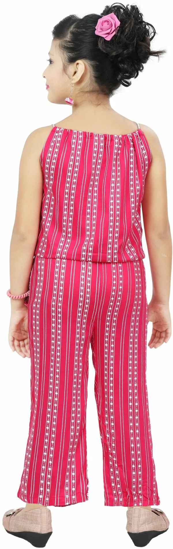 Pink__Geometric_Print_Girls_Jumpsuit