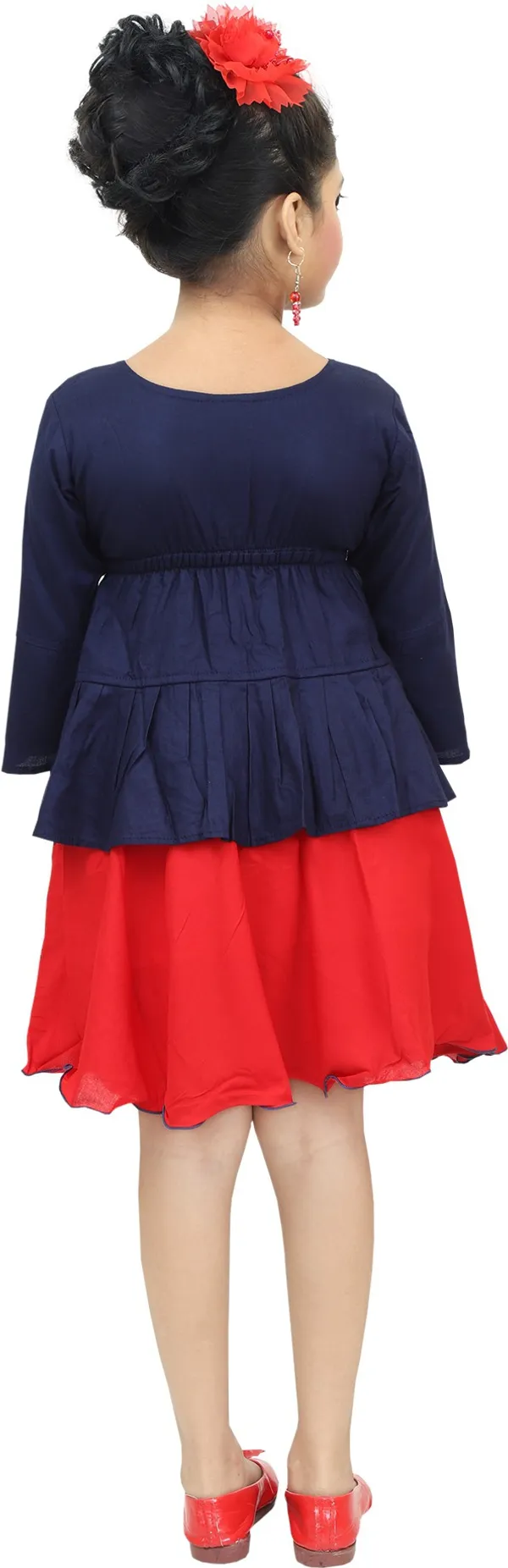 Red__Girls_Casual_Top_Skirt_(Red)
