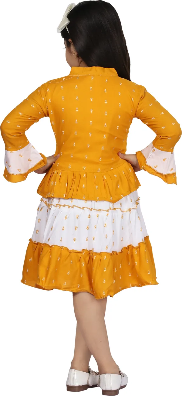 Yellow__Girls_Party_Wear_Festive_Top_Skirt_(Yellow)