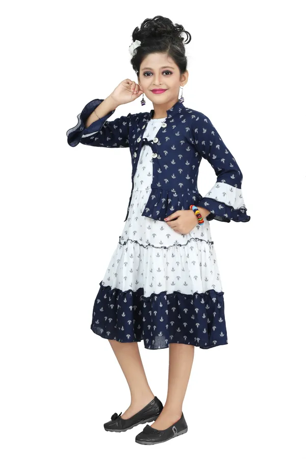 Blue__Girls_Party_Wear_Festive_Top_Skirt_(Blue)