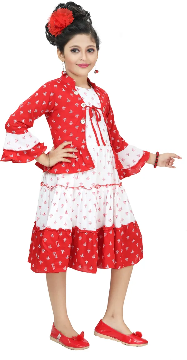 Red__Girls_Party_Wear_Festive_Top_Skirt_(Red)