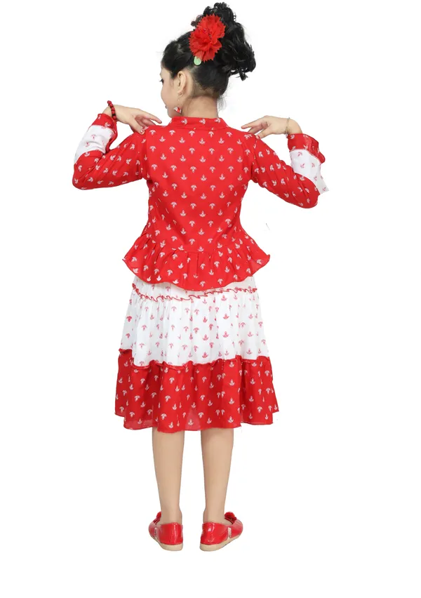 Red__Girls_Party_Wear_Festive_Top_Skirt_(Red)