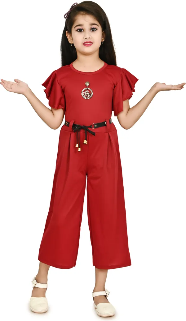 Maroon__Solid_Girls_Jumpsuit