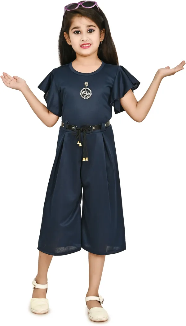 Dark_Blue__Solid_Girls_Jumpsuit