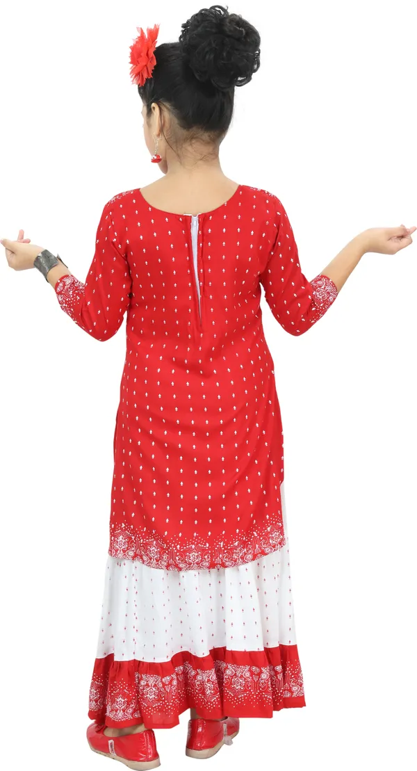 Red__Girls_Party_Wear_Festive_Top_Skirt_(Red)
