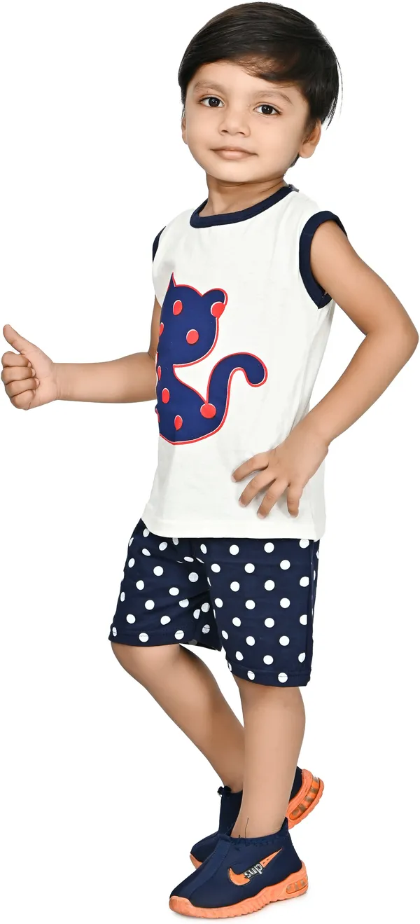 White__Baby_Boys_Casual_T-shirt_Shorts_(White)