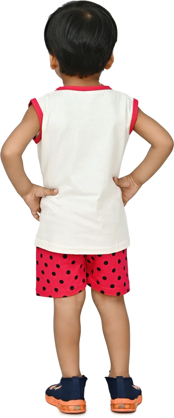 Pink__Baby_Boys_Casual_T-shirt_Shorts_(Pink)