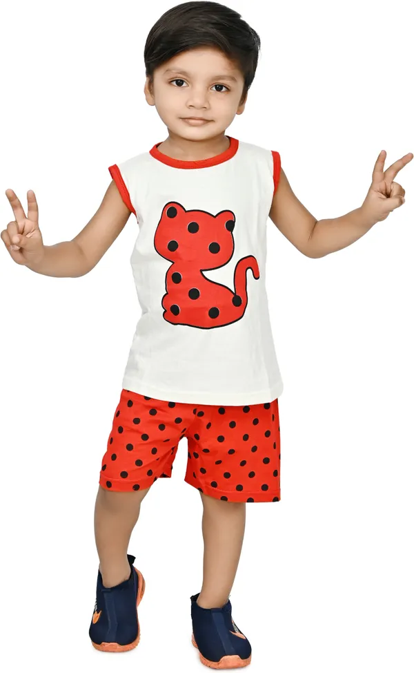 Red__Baby_Boys_Casual_T-shirt_Shorts_(Red)