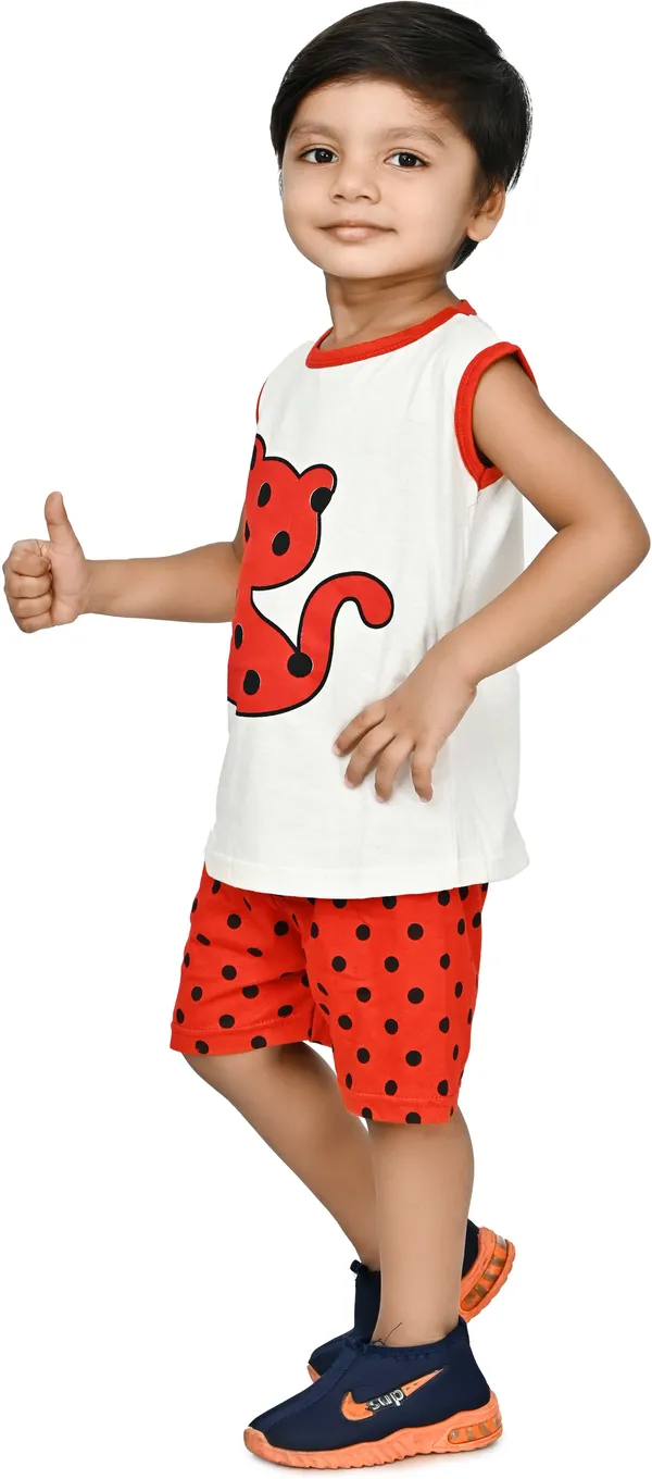 Red__Baby_Boys_Casual_T-shirt_Shorts_(Red)