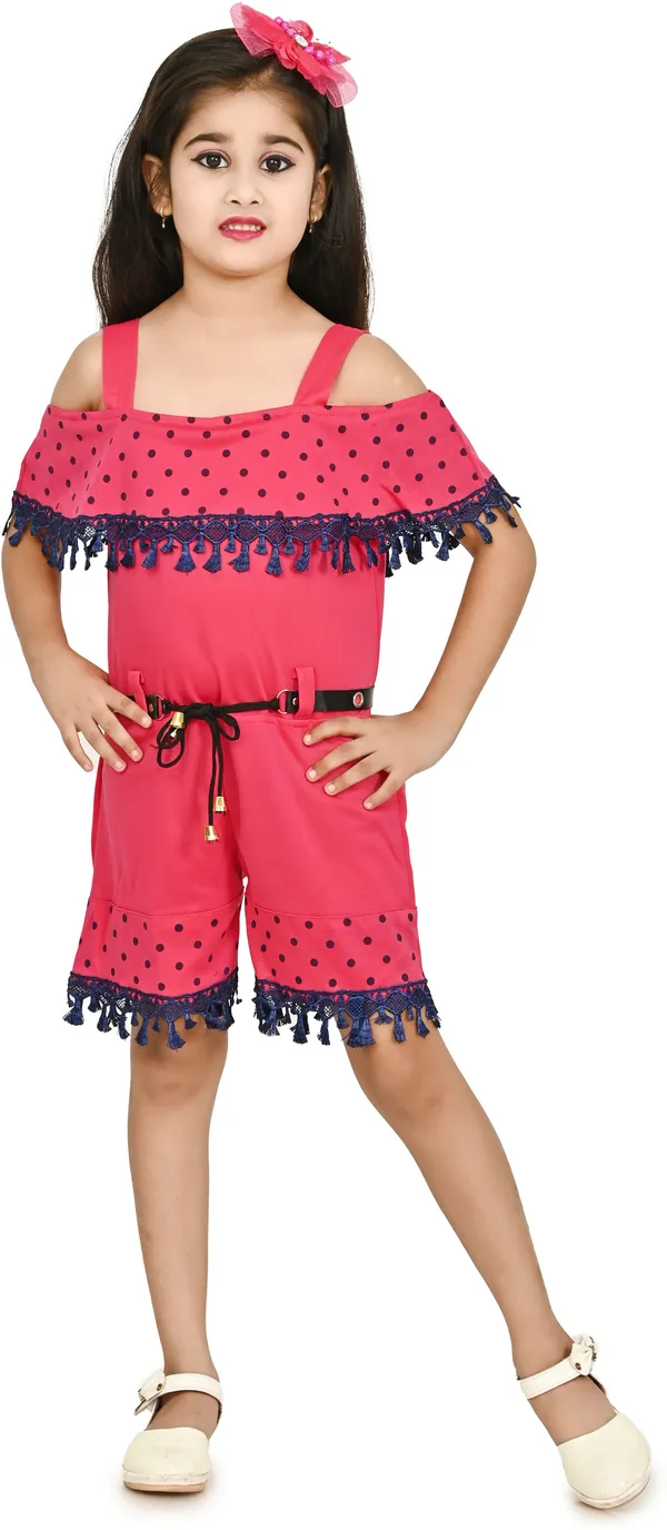 Pink__Polka_Print_Girls_Jumpsuit