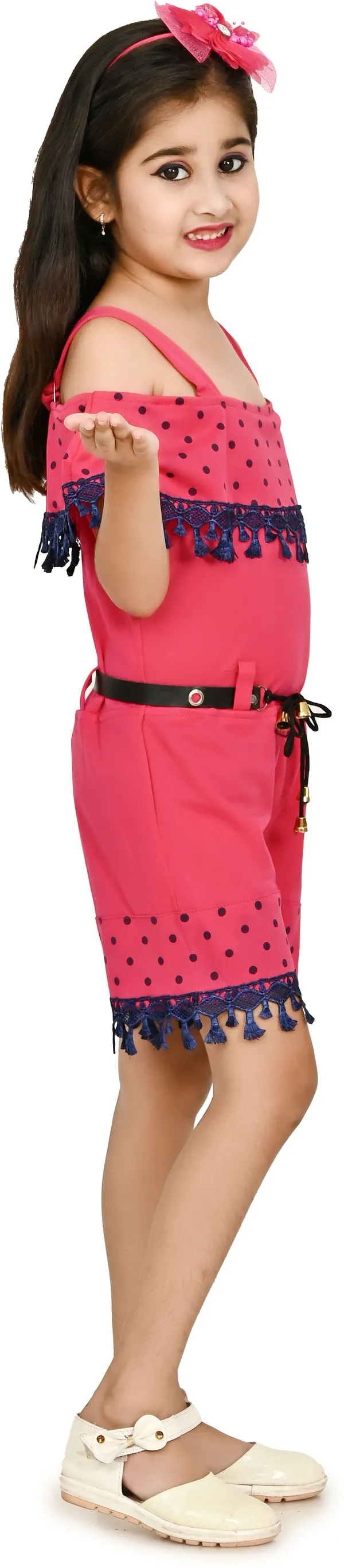 Pink__Polka_Print_Girls_Jumpsuit