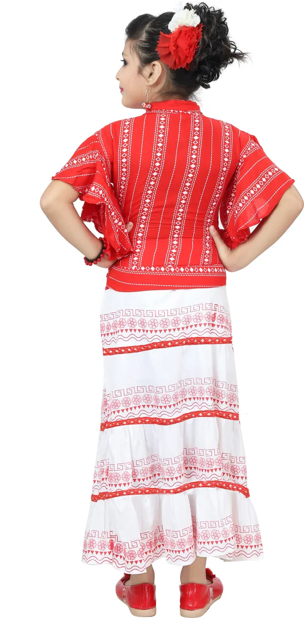 Red__Girls_Party_Wear_Festive_Top_Skirt_(Red)