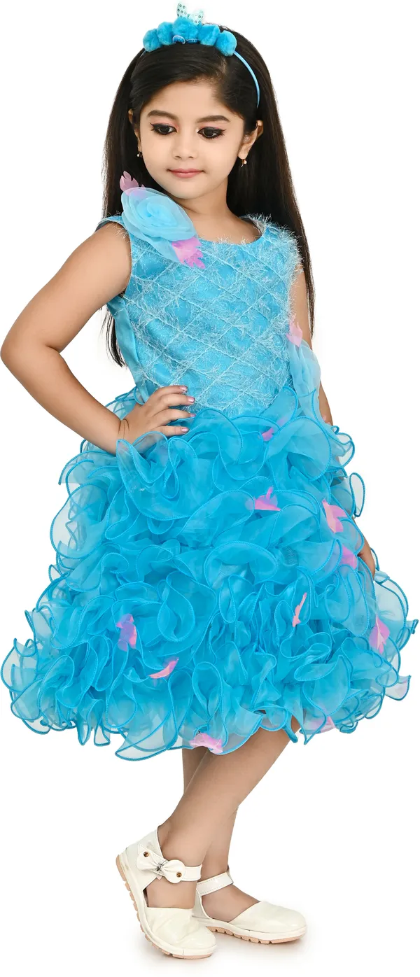 Blue_Sleeveless_Girls_Midi/Knee_Length_Party_Dress_(Blue,_Sleeveless)