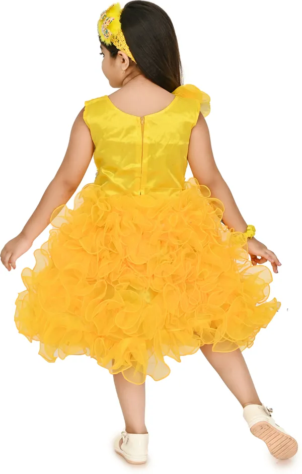 Yellow_Sleeveless_Girls_Midi/Knee_Length_Party_Dress_(Yellow,_Sleeveless)