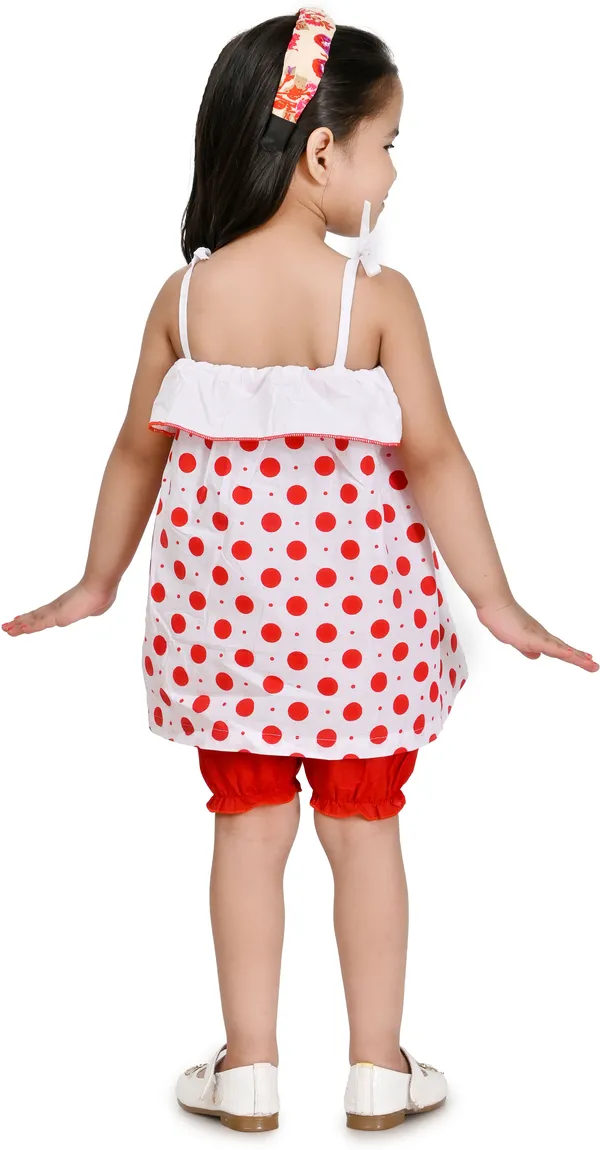 Red__Girls_Party_Wear_Festive_Top_Shorts_(Red)