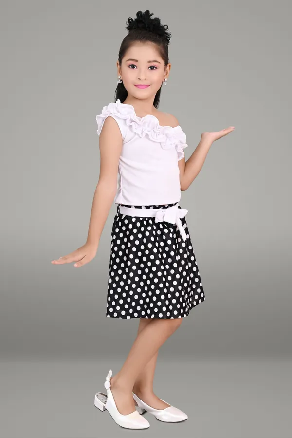 White__Girls_Party_Wear_Festive_Top_Skirt_(White)