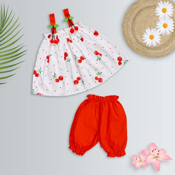 White__Girls_Party_Wear_Festive_Top_Shorts_(White)