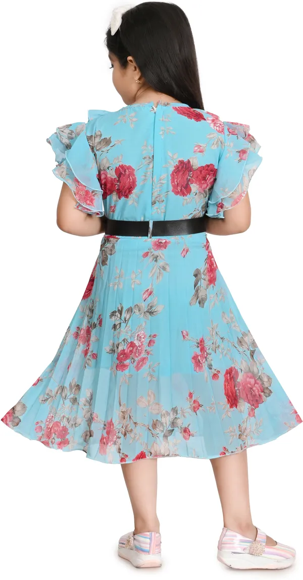 Blue_Fashion_Sleeve_Girls_Below_Knee_Casual_Dress_(Blue,_Fashion_Sleeve)