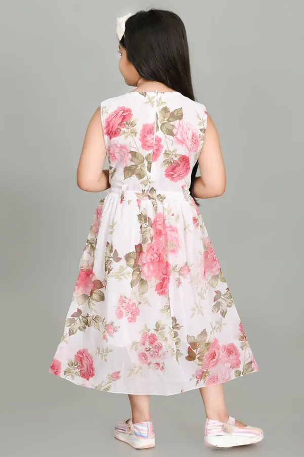 Pink_Sleeveless_Girls_Calf_Length_Casual_Dress_(Pink,_Sleeveless)