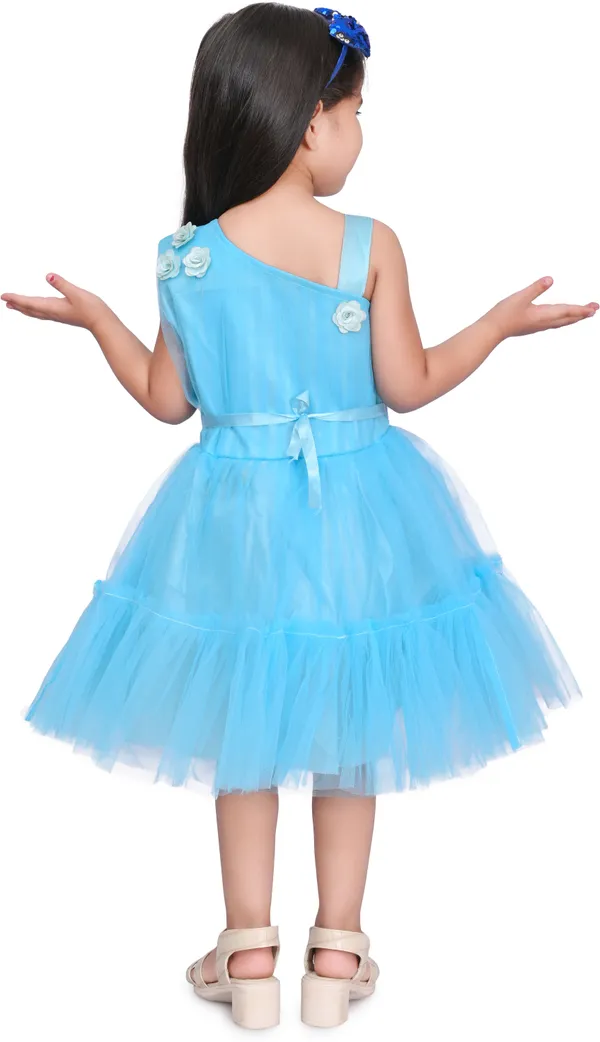 Blue_Sleeveless_Baby_Girls_Midi/Knee_Length_Party_Dress_(Blue,_Sleeveless)