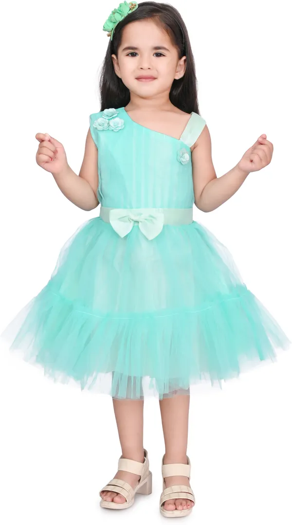 Light_Green_Sleeveless_Girls_Midi/Knee_Length_Party_Dress_(Light_Green,_Sleeveless)