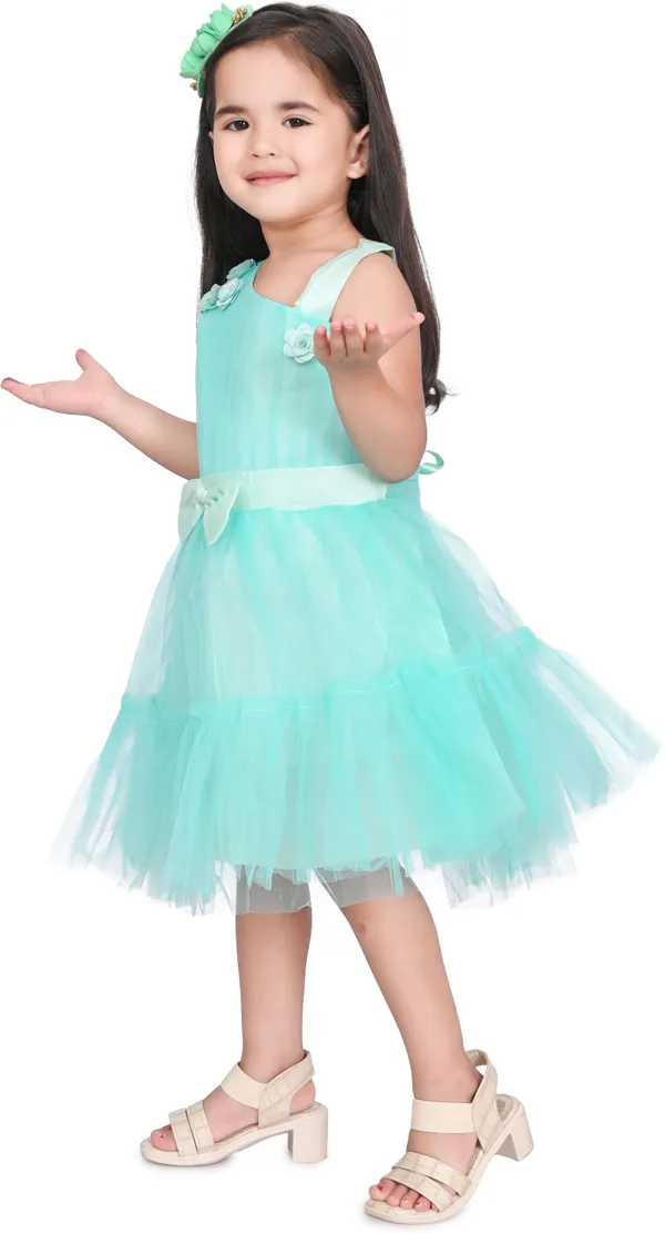 Light_Green_Sleeveless_Girls_Midi/Knee_Length_Party_Dress_(Light_Green,_Sleeveless)