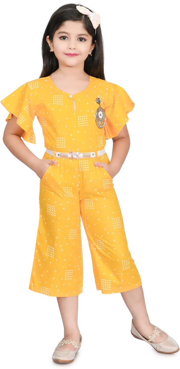 Gold__Printed_Girls_Jumpsuit