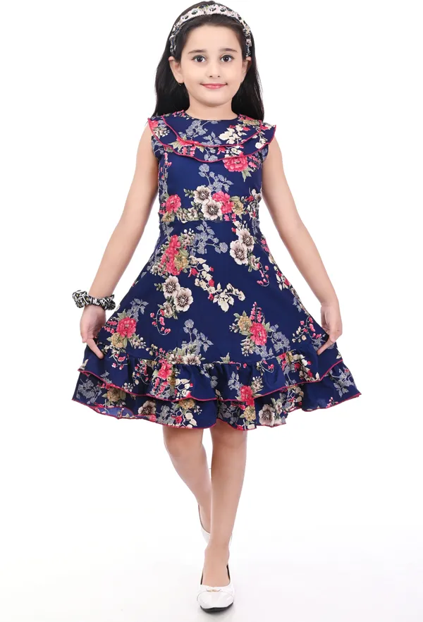Blue_Sleeveless_Girls_Midi/Knee_Length_Party_Dress_(Blue,_Sleeveless)