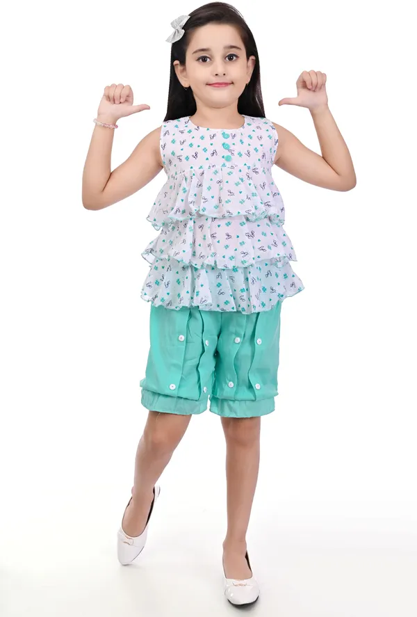 Light_Green__Girls_Party_Wear_Festive_Top_Shorts_(Light_Green)