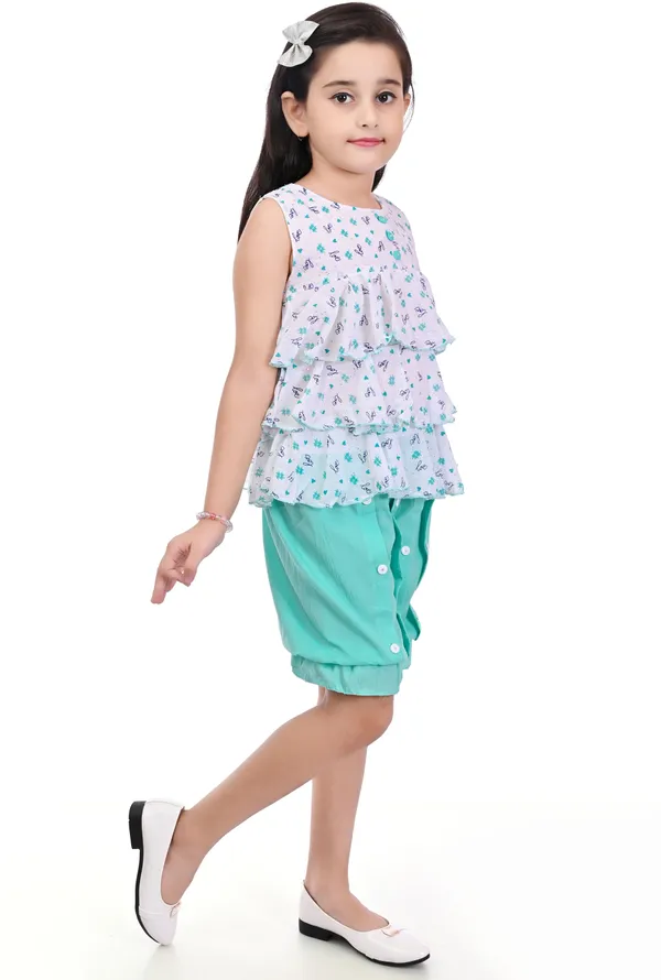 Light_Green__Girls_Party_Wear_Festive_Top_Shorts_(Light_Green)