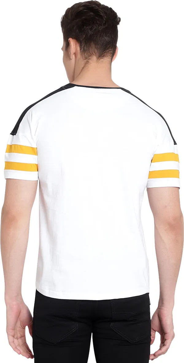 White__Striped_Men_Round_Neck_White_T-Shirt
