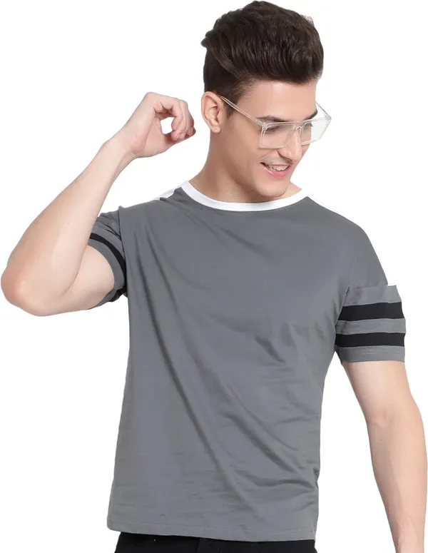 Grey__Solid_Men_Round_Neck_Grey_T-Shirt